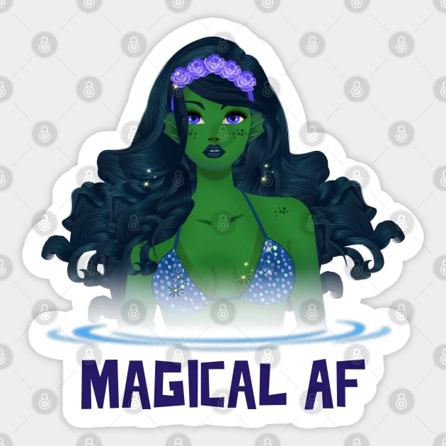 Magical AF Sticker by ArtbyLaVonne